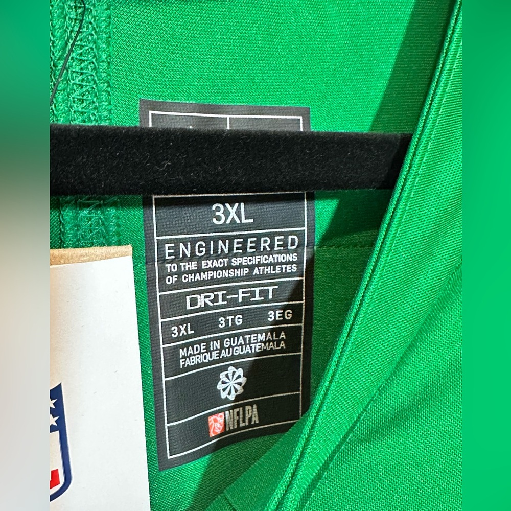 Jason Kelce #62 Nike DRI-FIT Eagles Stitched Kelly Green Football Jersey 3XL - Picture 6 of 12